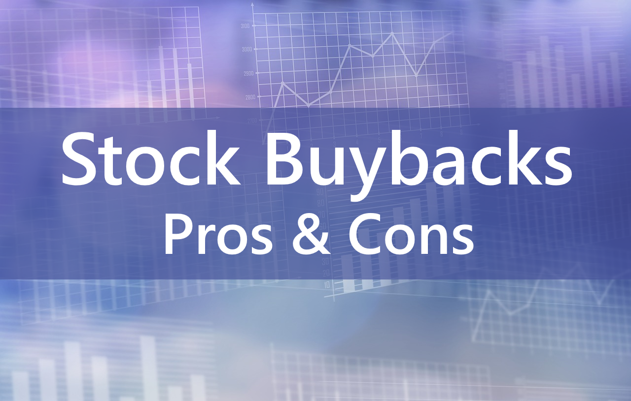 Public companies often buy back their own stock from the open market. This can impact performance when trading the stock online.